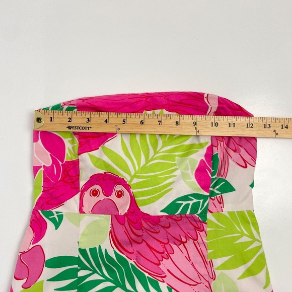 Lilly Pulitzer Pink Parrot‎ Strapless Dress - Picture 5 of 7